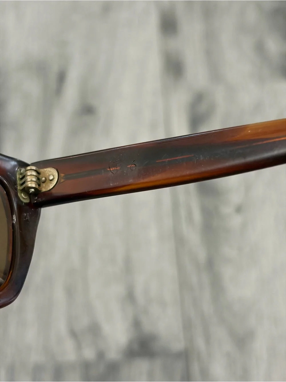 Tart Optical OTE Tortoiseshell Square Frame Sunglasses 1950 Vintage USA